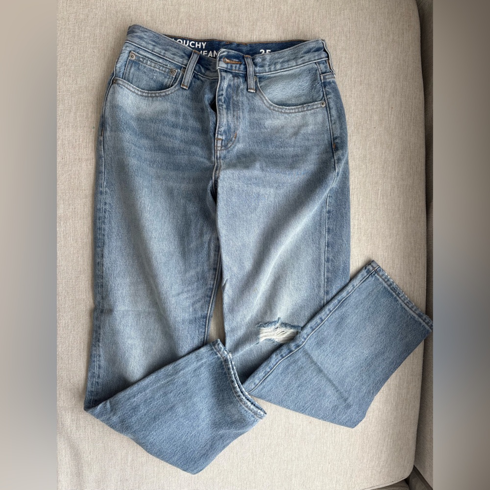 Women’s size 25 Jcrew slouchy Light Blue Jeans